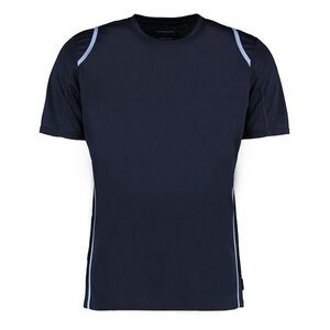 Gamegear® Cooltex® Short Sleeved T-Shirt / Mens Sportswear / Navy/Light Blue